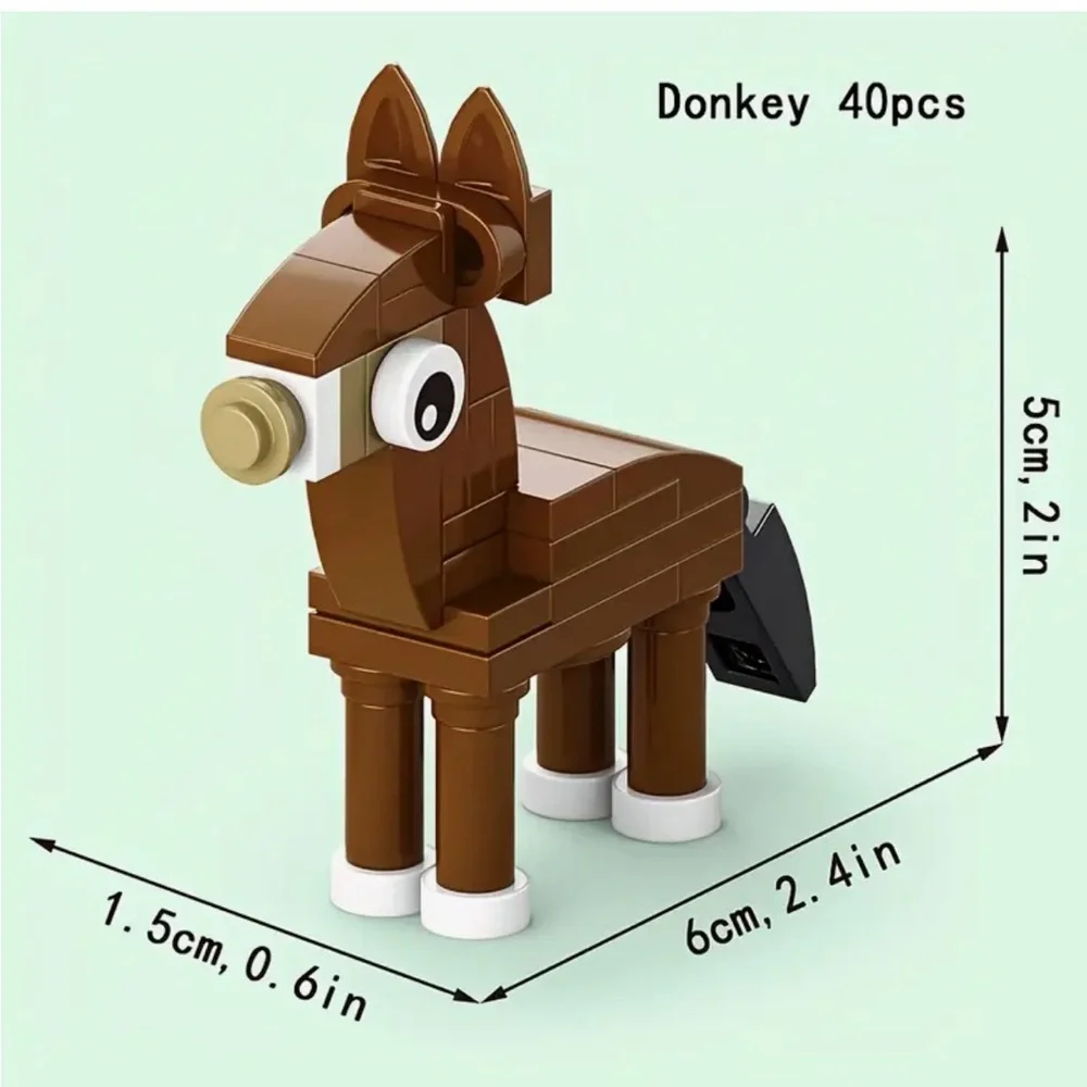 Farm Animal Building Blocks - Choose 1